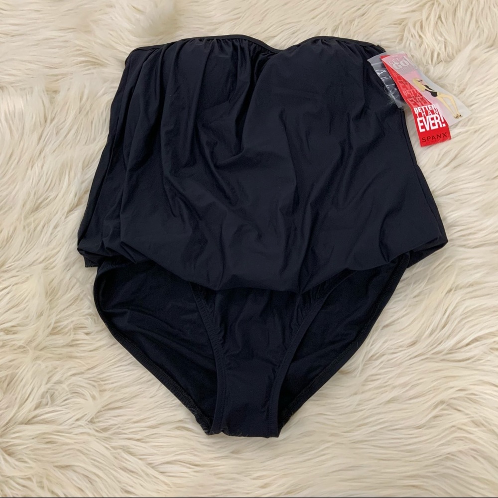 NWT Black Spanx Swimsuit size 16